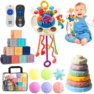 Baby Toys, Stacking Blocks Plus